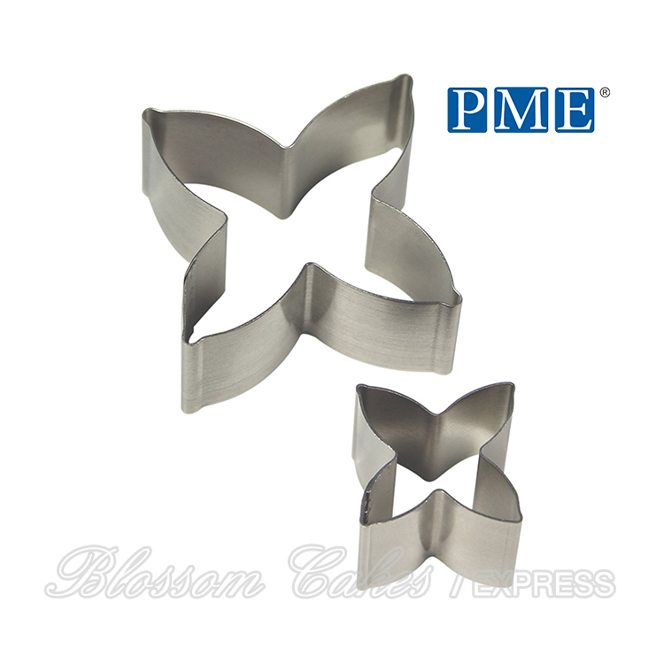 PME Stainless Steel Daphne Flower Petal Cutters, Set of 2