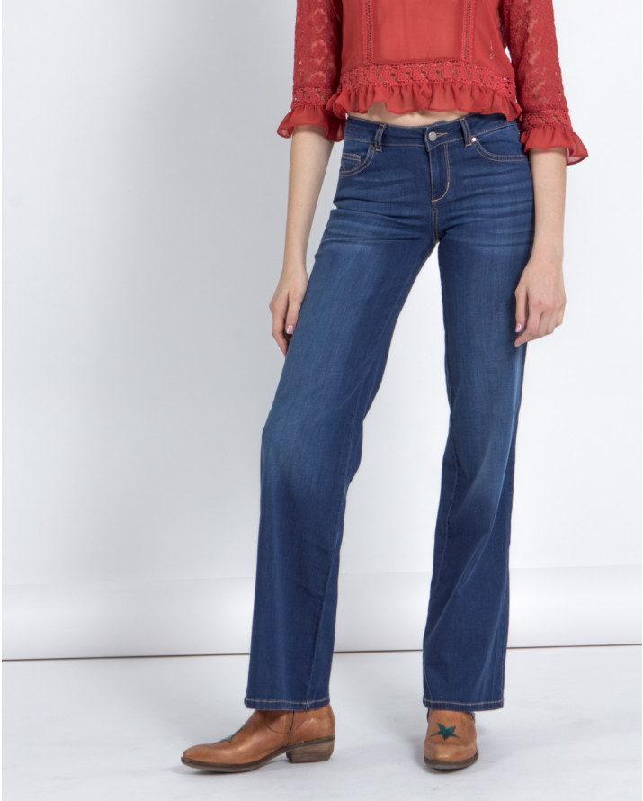 【silvian-heach】寬直筒牛仔褲