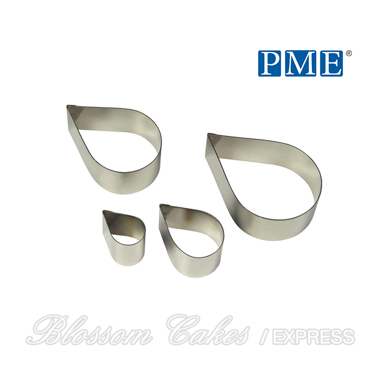 PME Stainless Steel Rose Petal Cutters, Set of 4