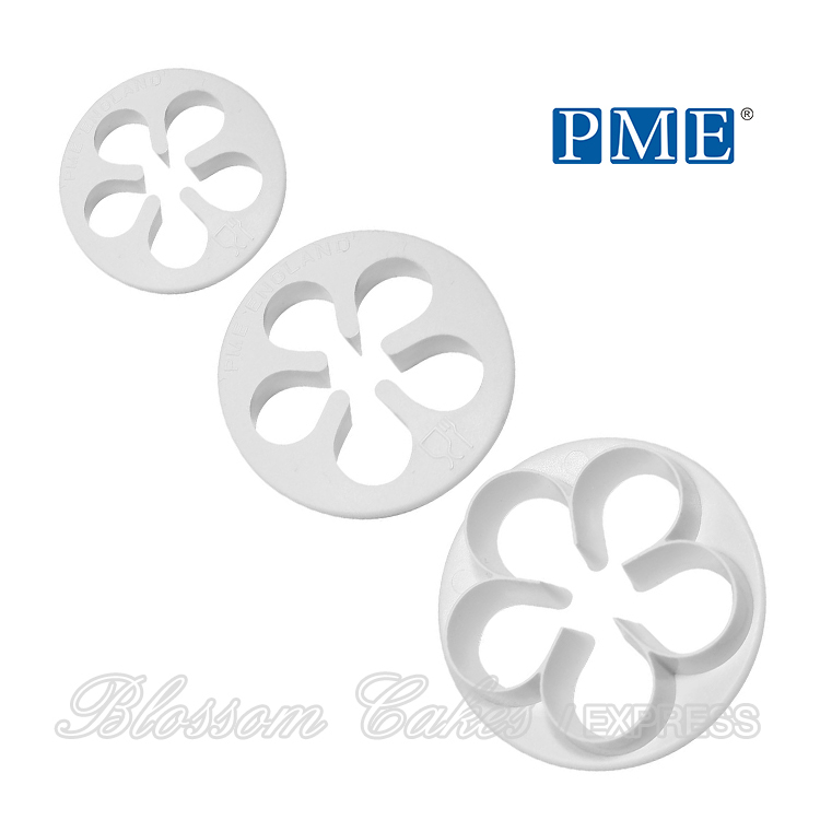 PME 5 Petal Cutters, 2XL/3XL/4XL Sizes, Set of 3