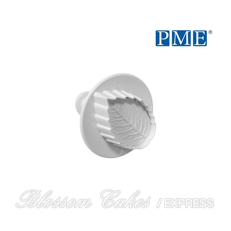 PME Veined Rose Leaf Plunger Cutter, Medium Size