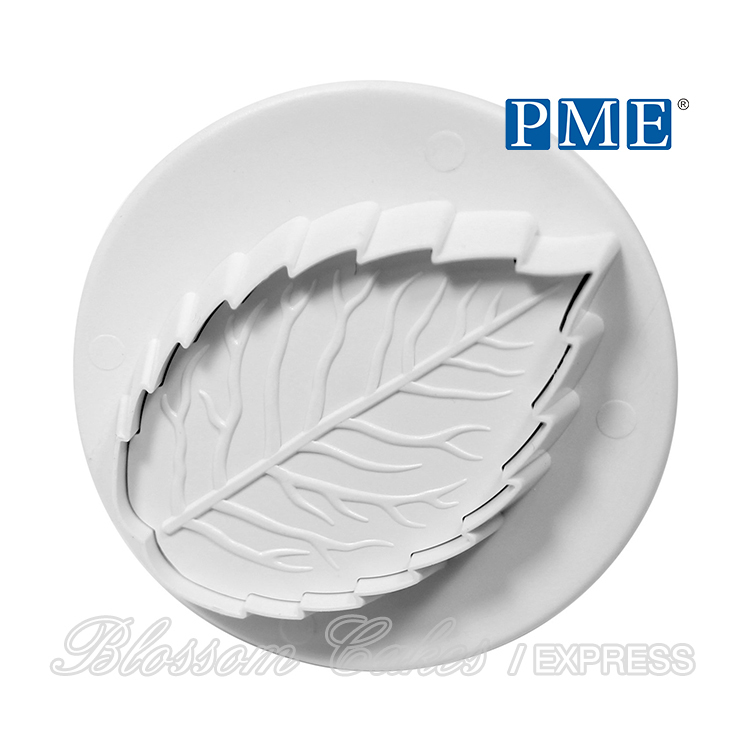 PME Veined Rose Leaf Plunger Cutters, XL/2XL/3XL Sizes, Set of 3