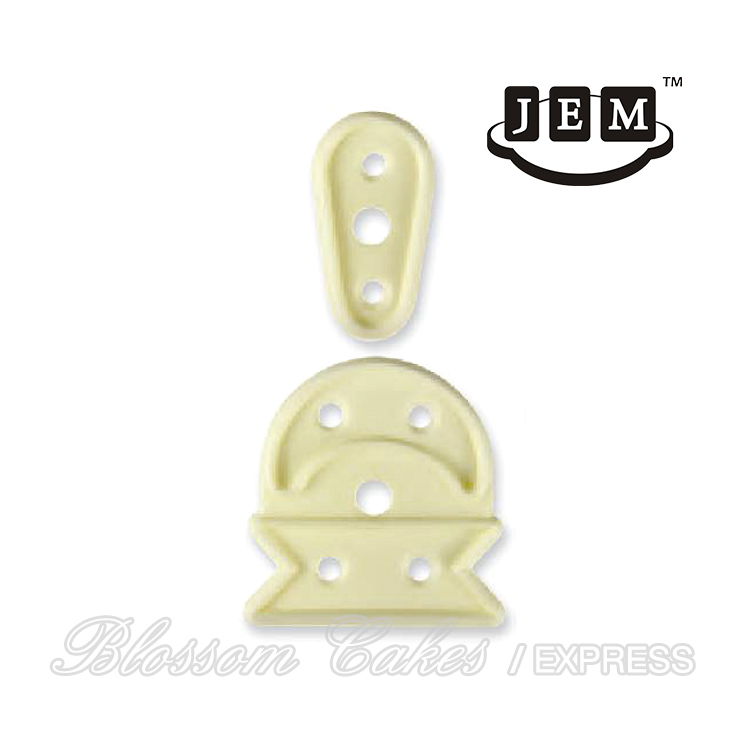 JEM Baby Bootee Cutters, Medium Size, Set of 2