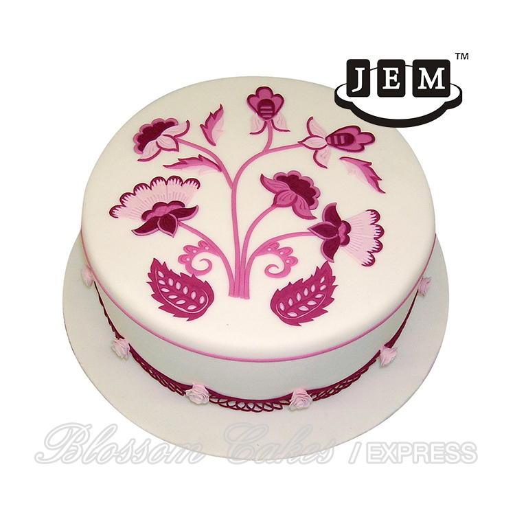 JEM Floral Applique - Jacobean Style Cutters, Set of 12