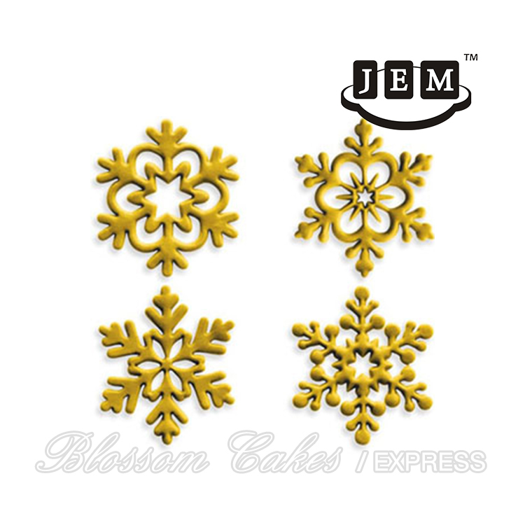 JEM Angel Snowflake Cutters, Set of 4