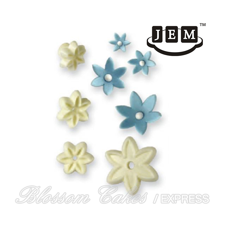 JEM 6-Petal Daisy Cutters, Set of 4