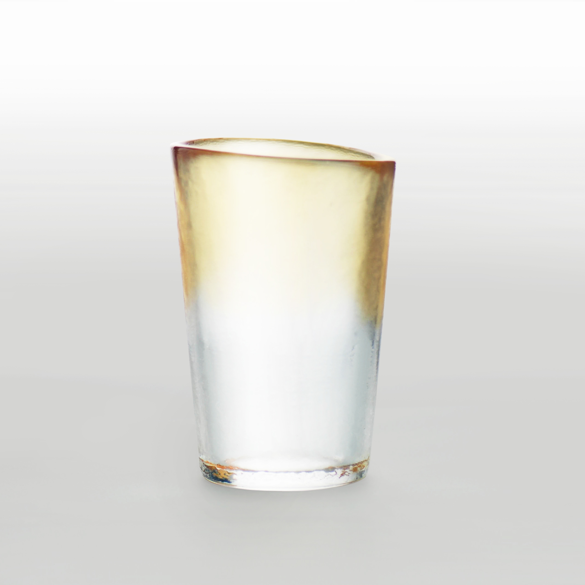 手感玻璃杯(高)-琥珀黃