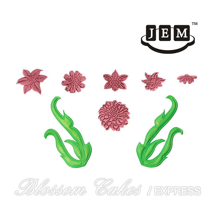 JEM Floral Scroll & Trim Cutters, Set of 8