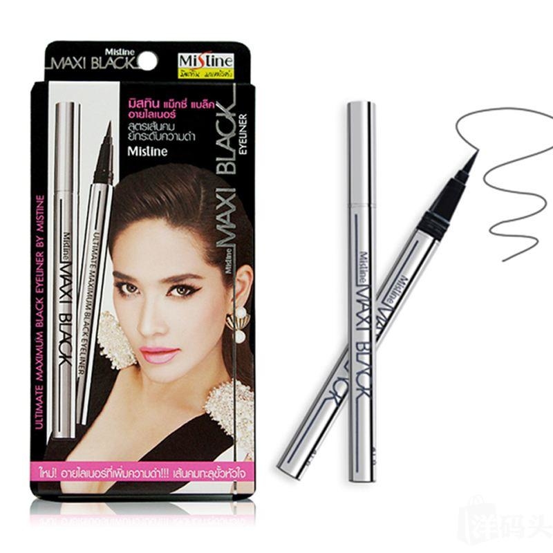 泰國Mistine Maxi Black eyeliner 極幼眼線液筆 - 濃黑