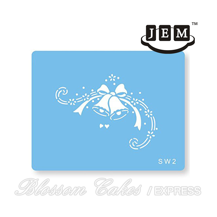 JEM Bells & Hearts Stencil