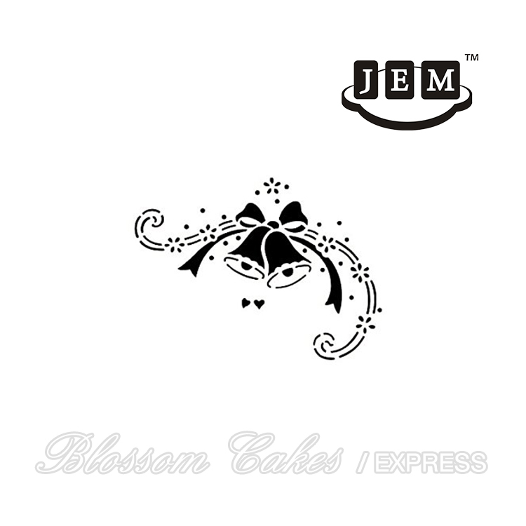 JEM Bells & Hearts Stencil