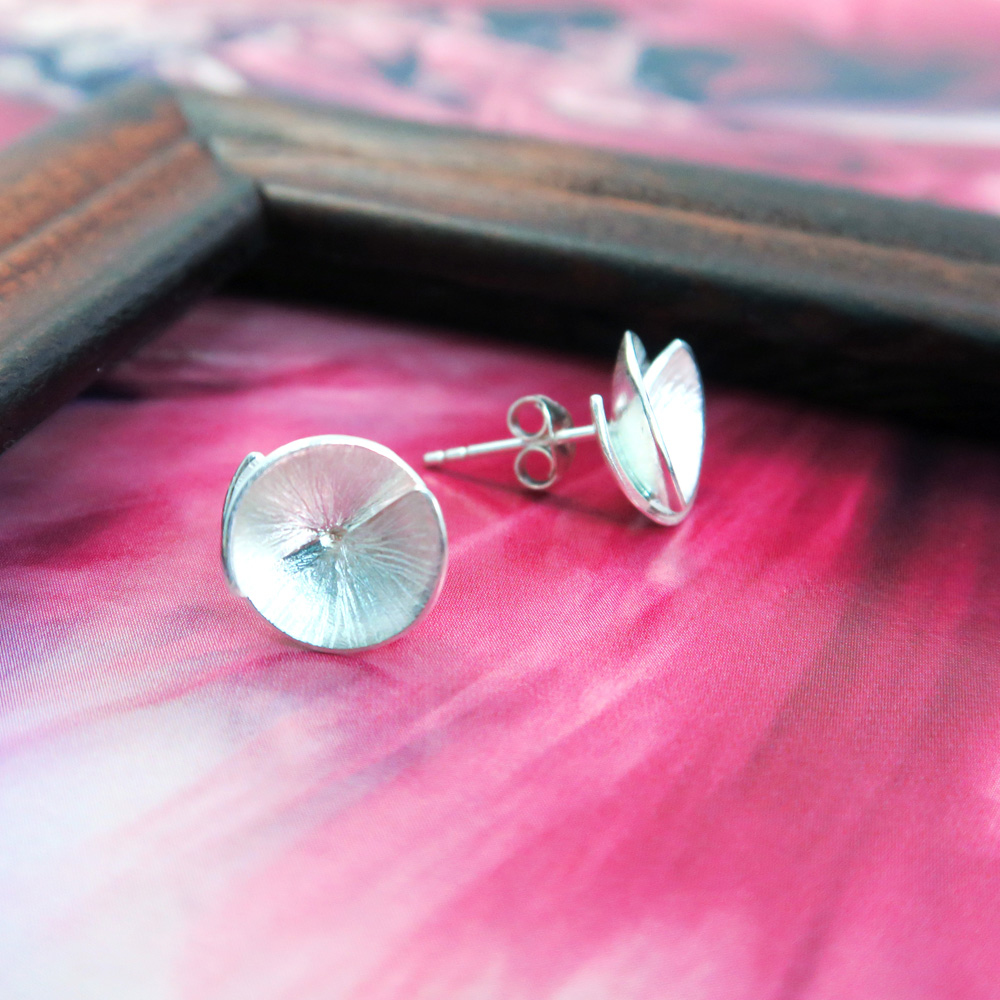 限量絕版設計 手作花朵耳環 925純銀耳環