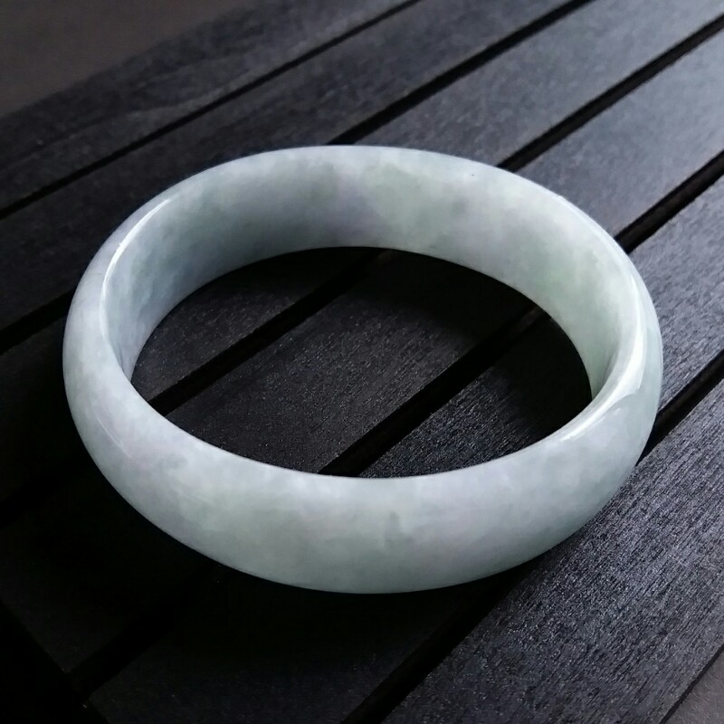 冰糯寬版紫羅蘭貴妃鐲 49mm, 天然翡翠A玉, 緬甸玉, Jade, Jadeite