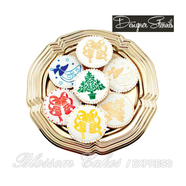 Designer Stencils - Christmas Cookie, Set of 3