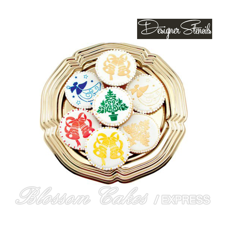 Designer Stencils - Mini Christmas, Set of 3