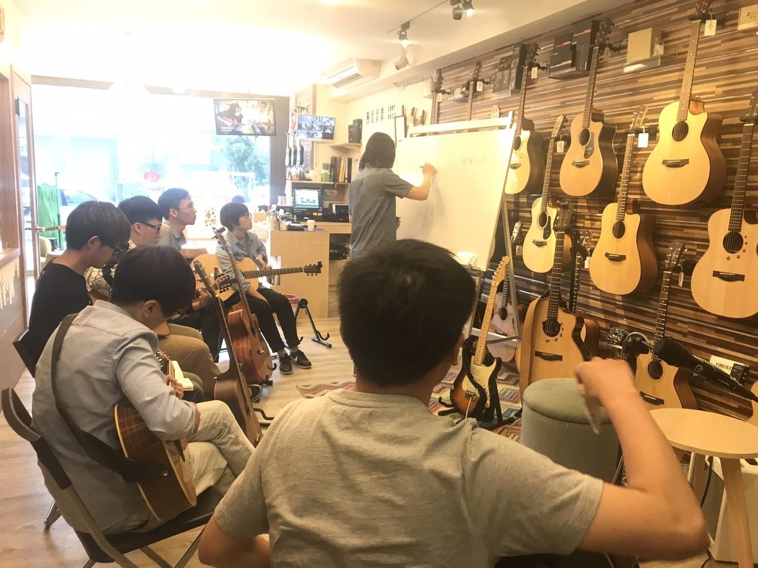 Aj Fender老師的淺談吉他即興講座-活動剪影