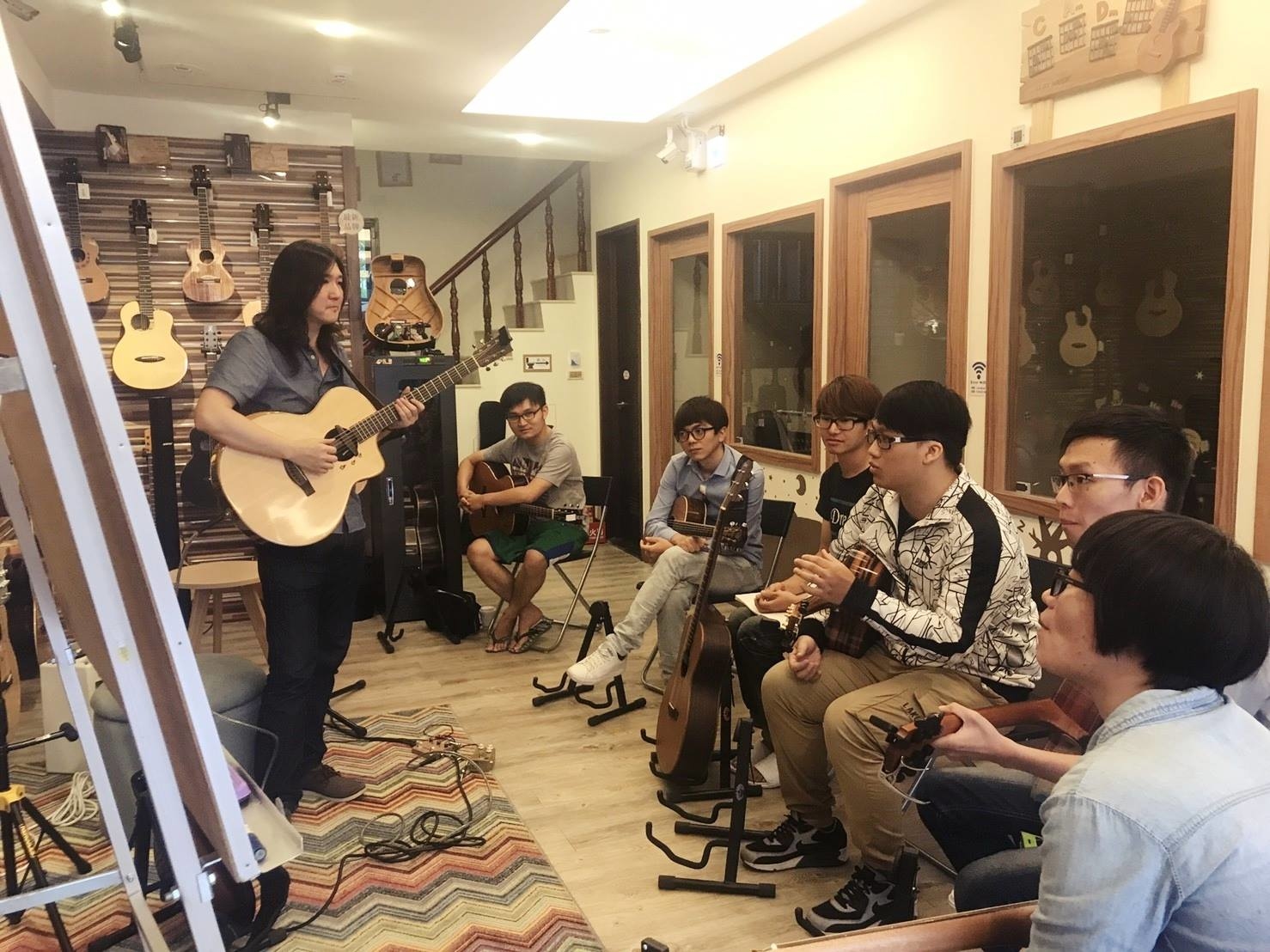 Aj Fender老師的淺談吉他即興講座-活動剪影