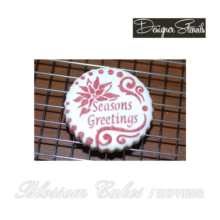 Designer Stencils - Seasons Greetings, Set of 3