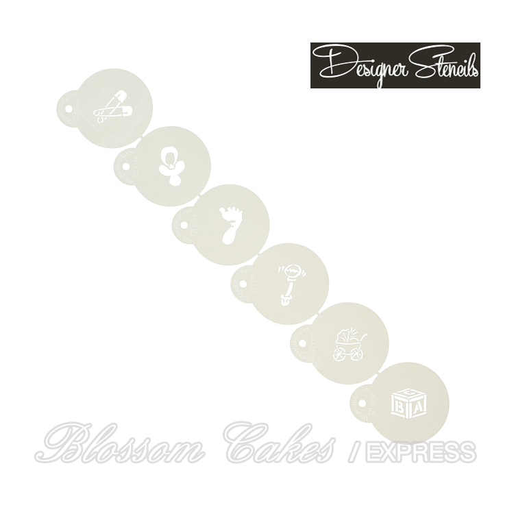 Designer Stencils - Small Baby Collection, Set of 6
