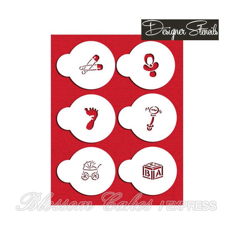 Designer Stencils - Small Baby Collection, Set of 6