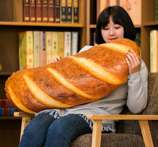 激餓~超仿真麵包抱枕