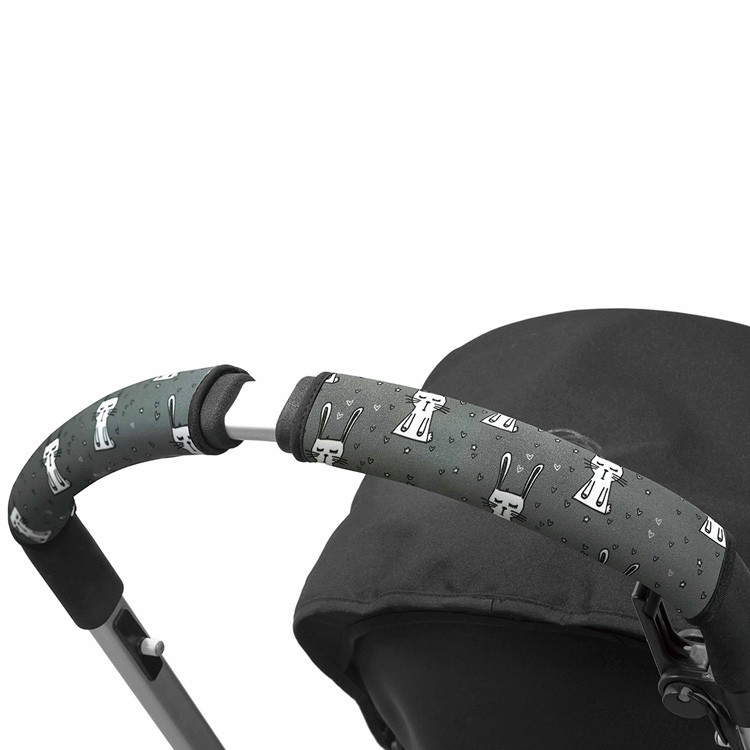 CityGrips 推車手把保護套 -單把手款加長版 (愛心兔兔) [總代理公司貨]