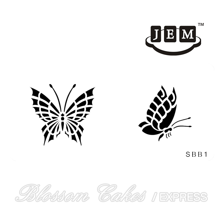 JEM Butterflies 2 Stencil