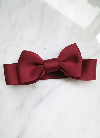 [現貨] TakkoBebe寶寶基本髮帶(酒紅色)