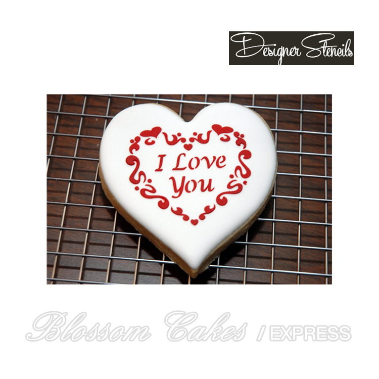 Designer Stencils - Mini I Love You, Set of 3