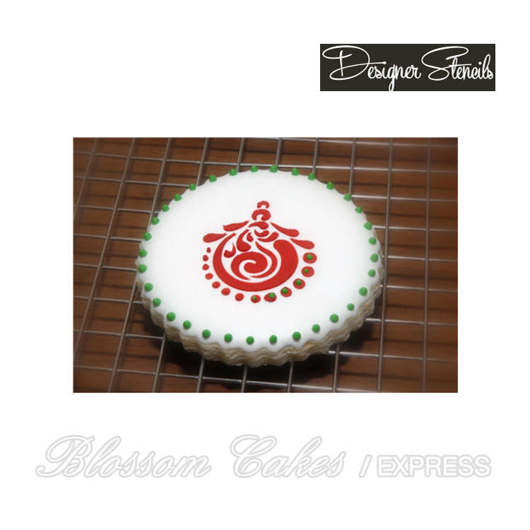 Designer Stencils - Fancy Holiday Cookies, Set of 3