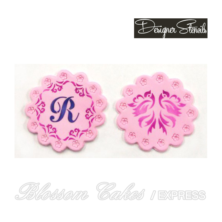 Designer Stencils - Wedding Doves Cookies, Set of 2