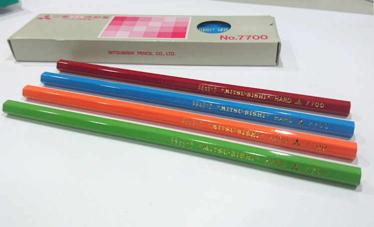 Chl Uni 三菱k7700硬質色鉛筆彩色鉛筆1打入 12支 四色可選動畫原畫初稿用復刻