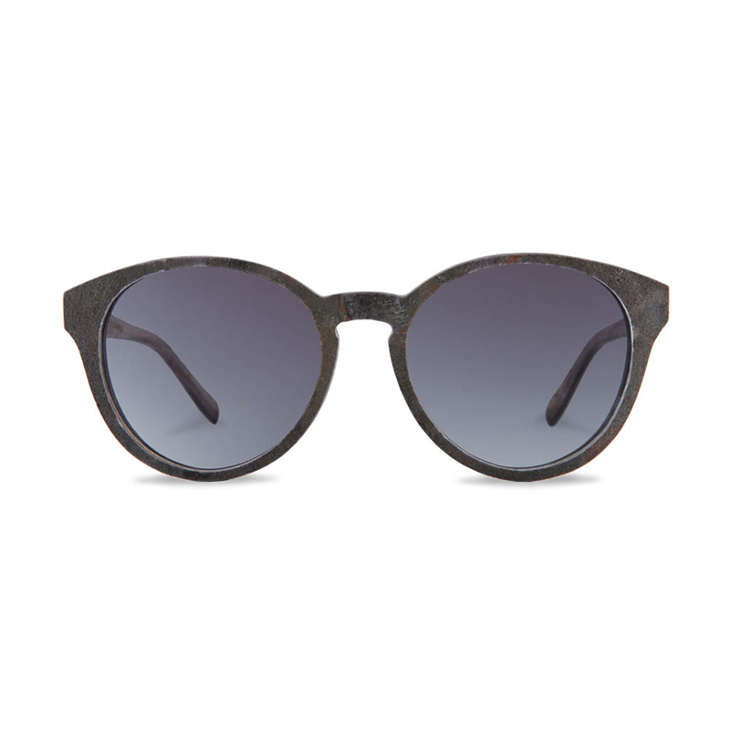 原木太陽眼鏡-Leopold-玫瑰岩/漸層灰鏡片