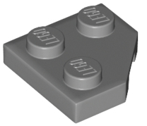 26601 Wedge, Plate 2 x 2 Cut Corner