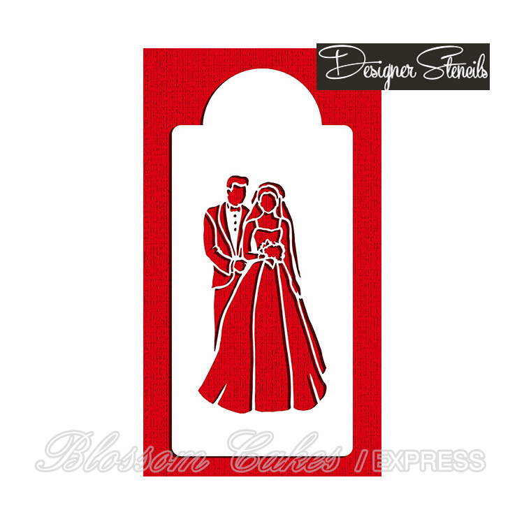 Designer Stencils - Bride and Groom