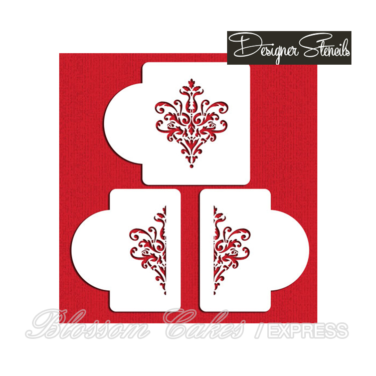 Designer Stencils - Lace Tier 2, Set of 3