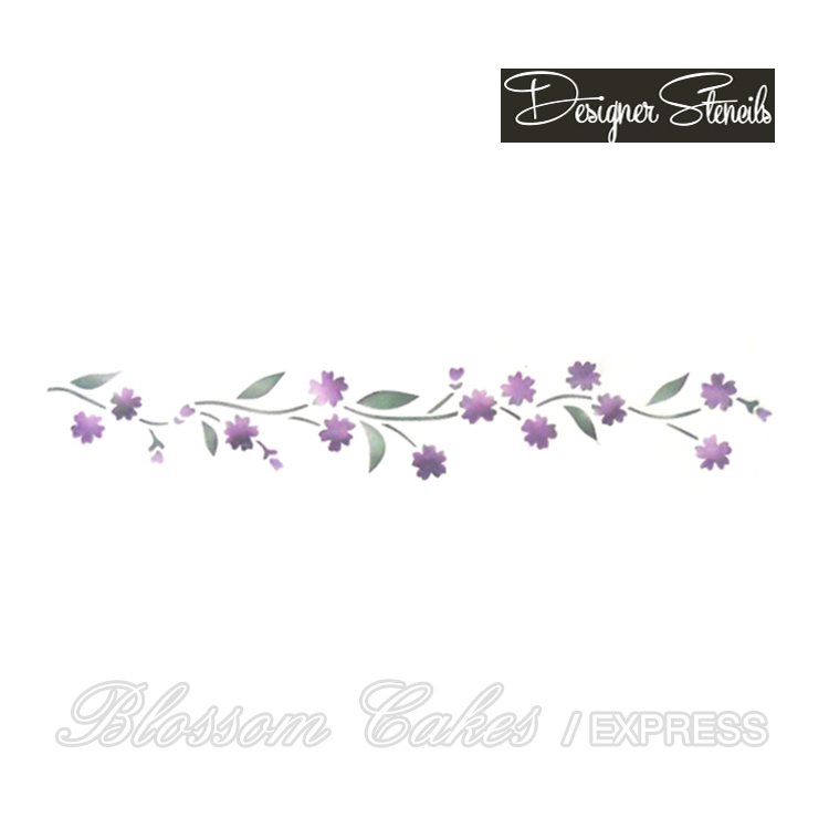 Designer Stencils - Forget-Me-Not Side