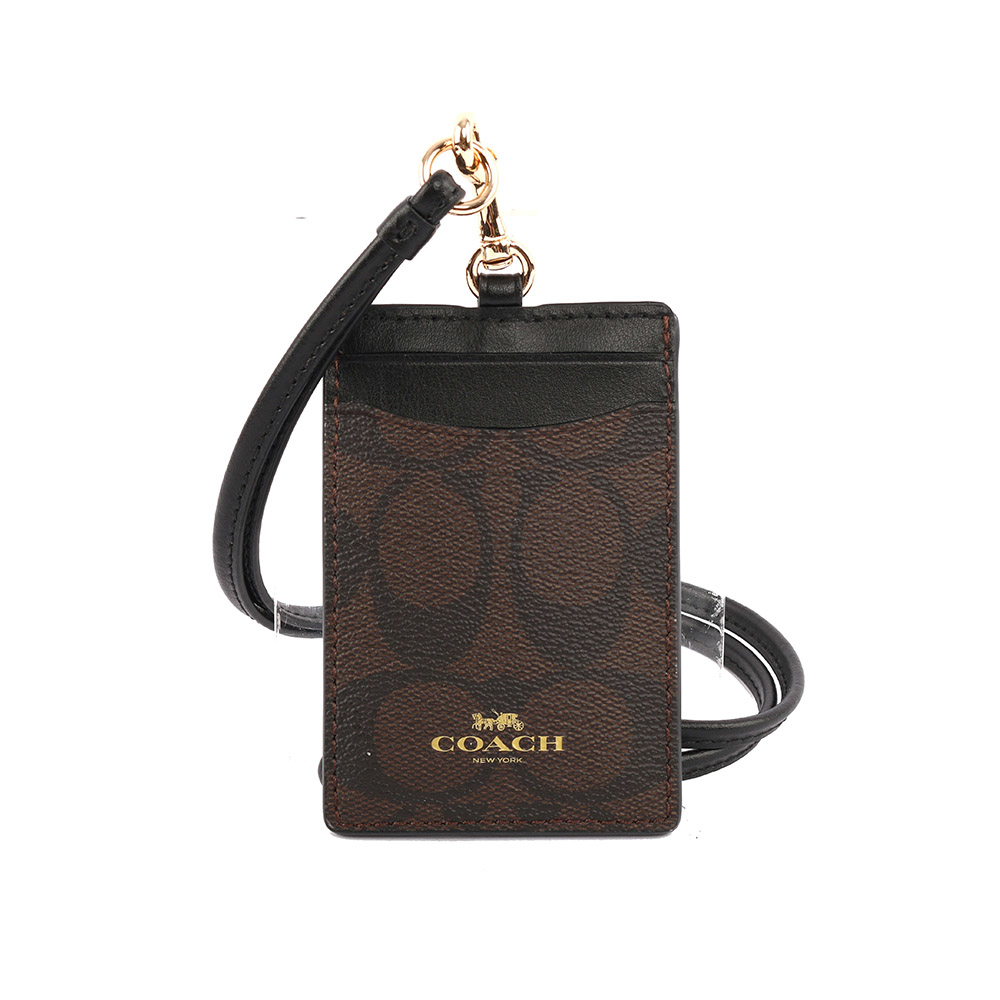 【COACH】F63274 PVC Logo掛式証件套/卡夾