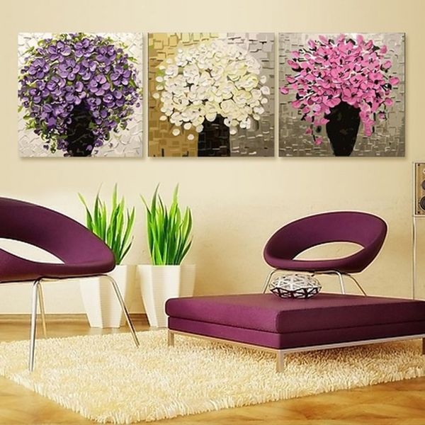 【93064】花團錦簇50*50CM*3