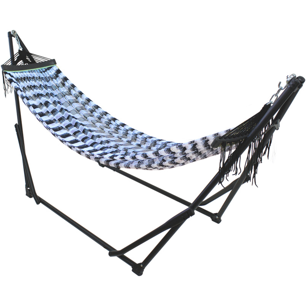 ToymockxDanke 折疊收納式吊床-正常版-DWZ- BlackxWhite Border