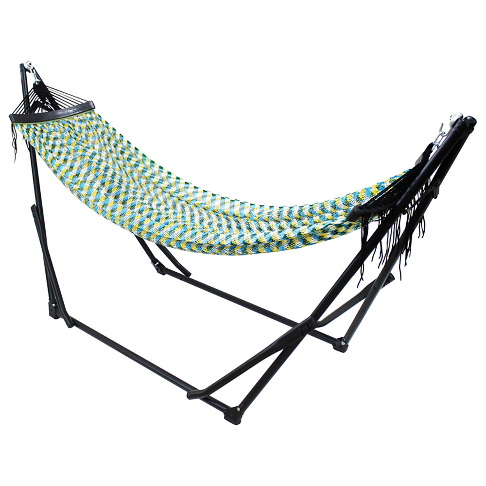 ToymockxDanke 折疊收納式吊床-正常版-DWZ-BluexYellow Check