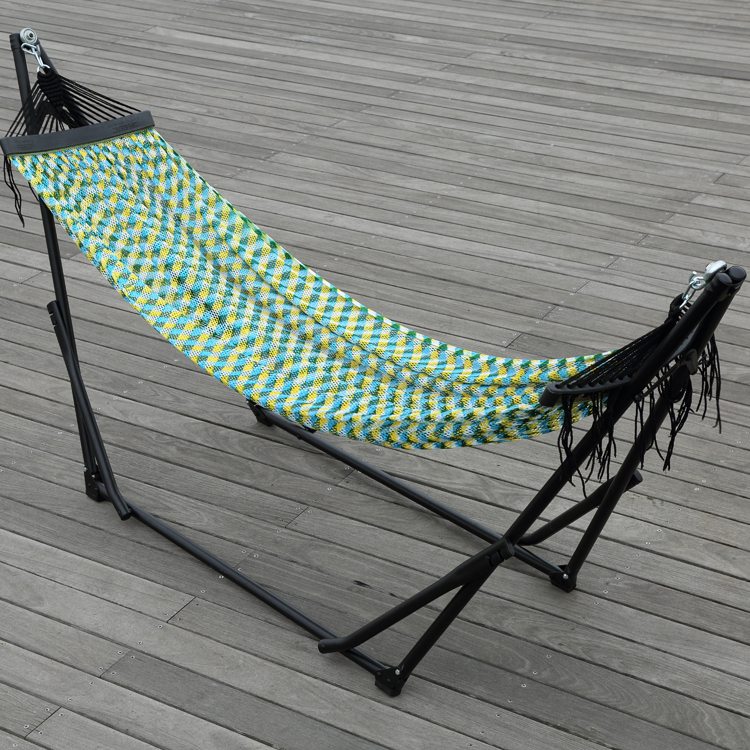 ToymockxDanke 折疊收納式吊床-正常版-DWZ-BluexYellow Check