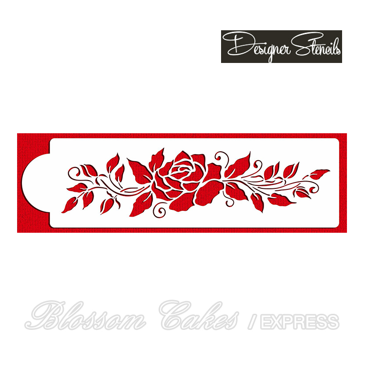 Designer Stencils - Rose Cake Tier 2