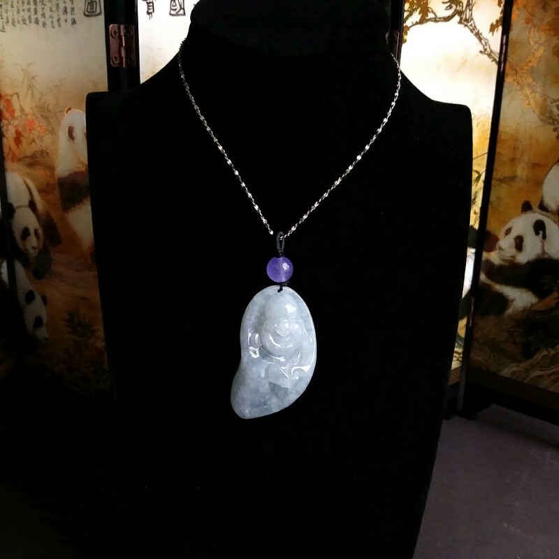 J465 冰糯彌勒彿吊墜