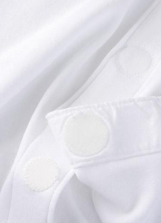 前開式易穿易脫七分袖內衣 - 男士