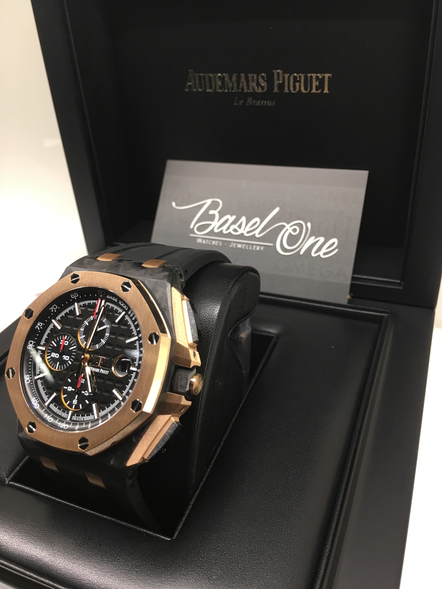 DISCONTINUED BRAND NEW AUDEMARS PIGUET 26406FR ROYAL OAK OFFSHORE CHRONOGRAPH “QE II CUP 2016” limited 200 pcs