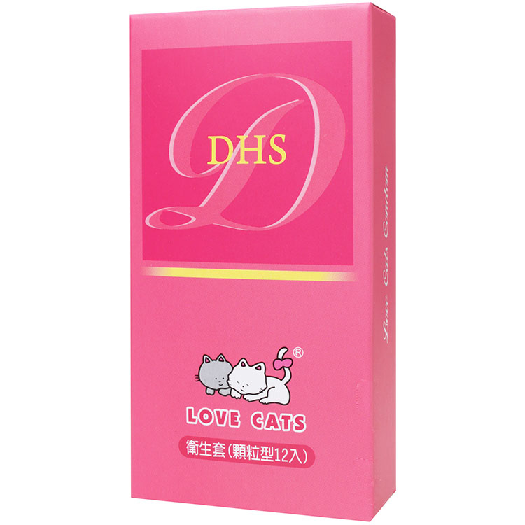愛貓虎牙顆粒保險套 12片裝