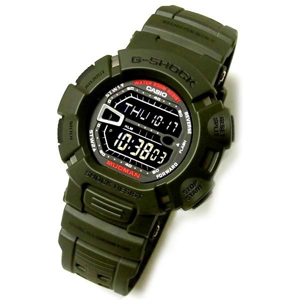 g shock mudman green