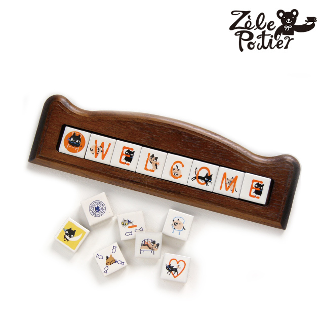 Zelepotier DIY磁磚木字牌