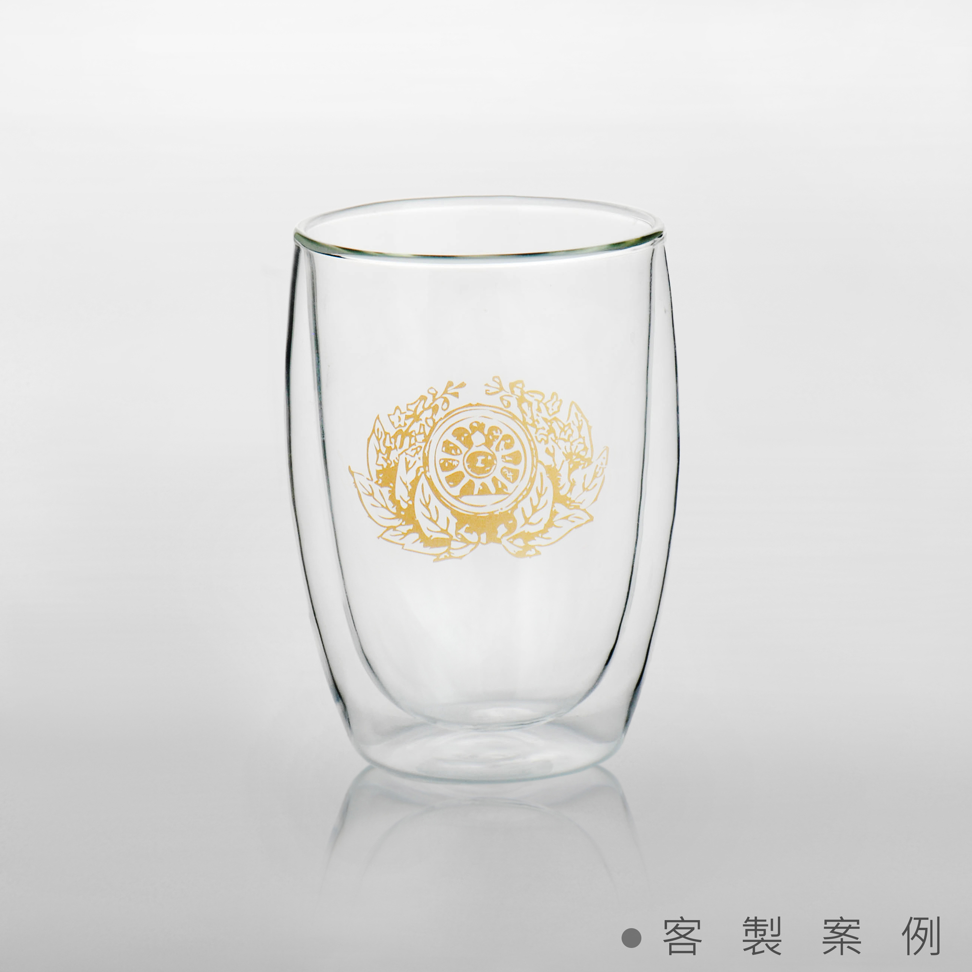 直身蛋形雙層杯